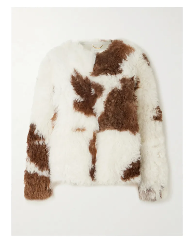 Zimmermann Hypnotic Mantel Aus Shearling - Creme Creme