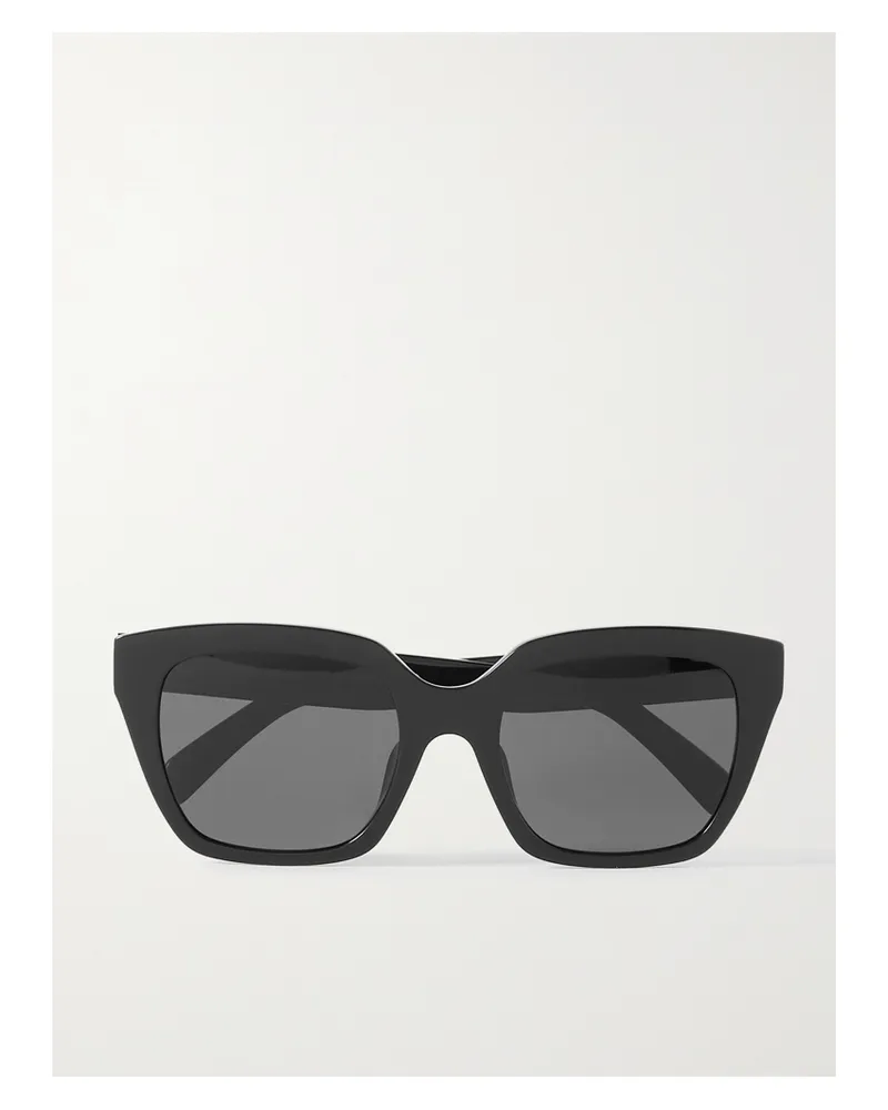 Celine Oversized Square-frame Acetate Sunglasses - Black Black