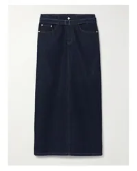 Proenza Schouler Calder Maxi-jeansrock mit Gürtel Blau