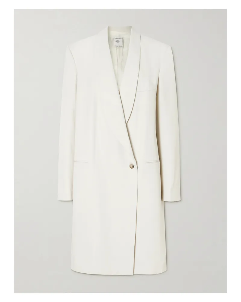 Calvin Klein Evelyn Wool Coat - White White
