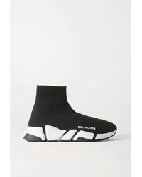 Balenciaga Speed 2.0 High-top-sneakers aus Stretch-strick Schwarz