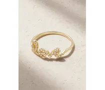 Love Ring aus 14 Karat  mit Diamanten