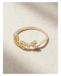 Sydney Evan Love Ring aus 14 Karat  mit Diamanten Gold