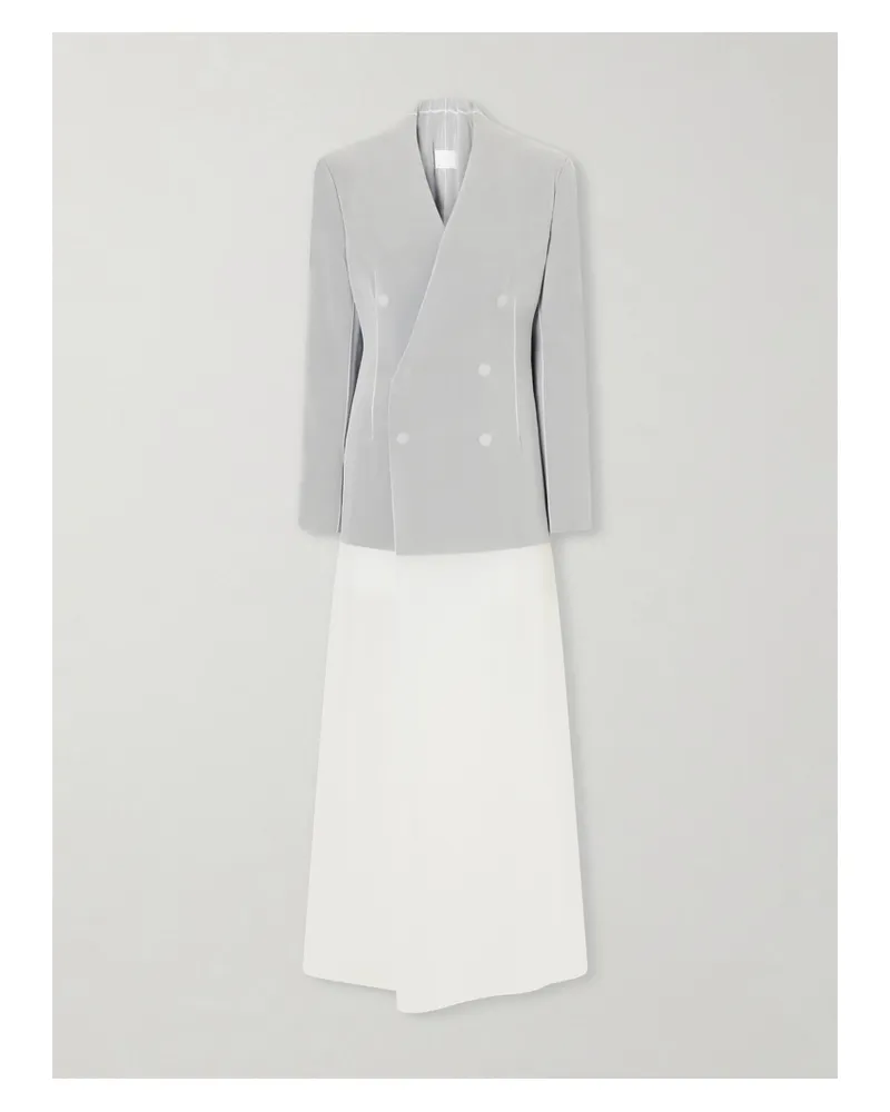 Maison Margiela Georgette Midi Dress - Neutrals Neutrals