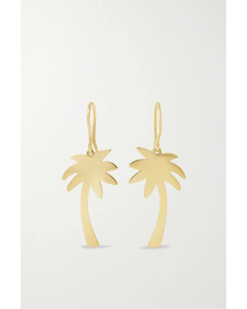 Jennifer Meyer Large Palm Tree Ohrringe aus 18 Karat Gold