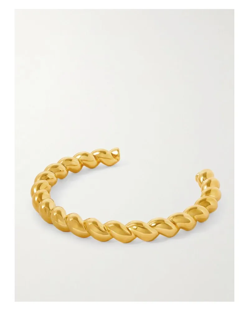 UNCOMMON MATTERS Curl Halsreif Aus Gold-vermeil Gold