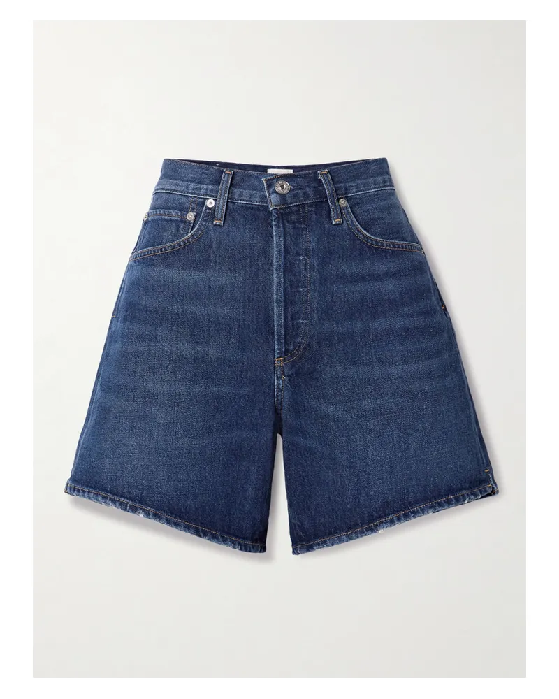 Citizens of humanity Marlow Jeansshorts aus Bio-denim Blau