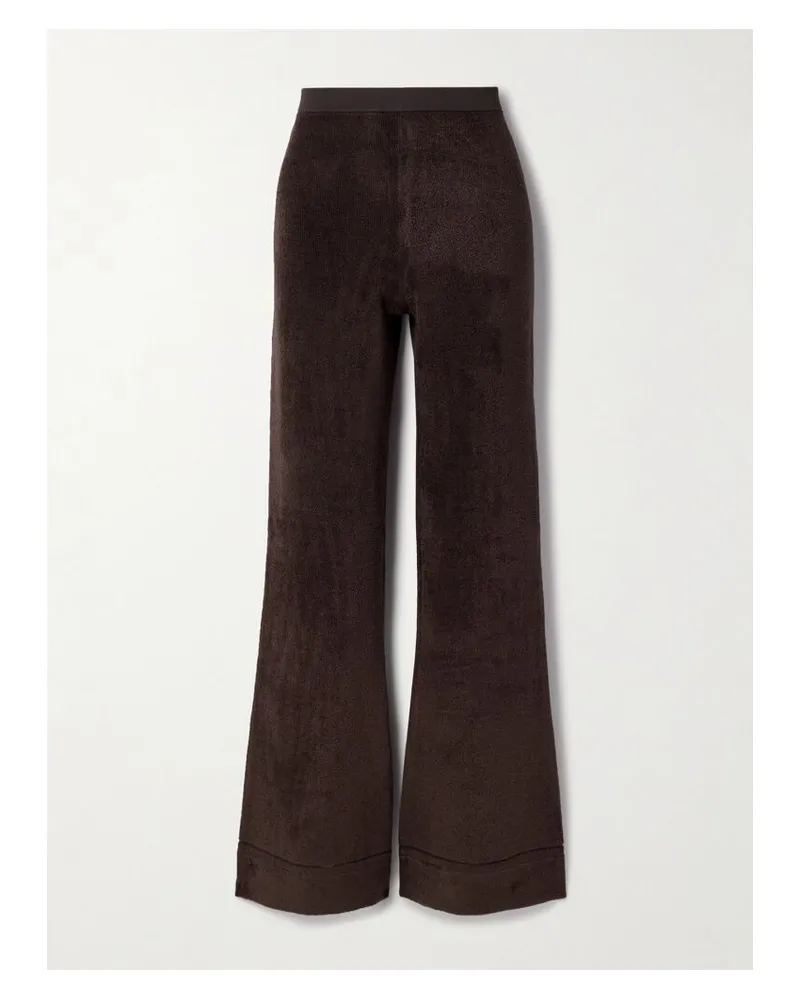Proenza Schouler Evie Schlaghose Aus Chenille - Braun Braun