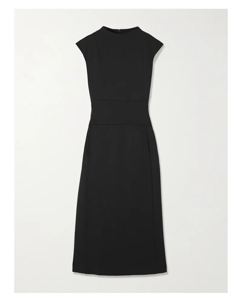 Max Mara Fatto Midikleid Aus Stretch-jersey - Schwarz Schwarz