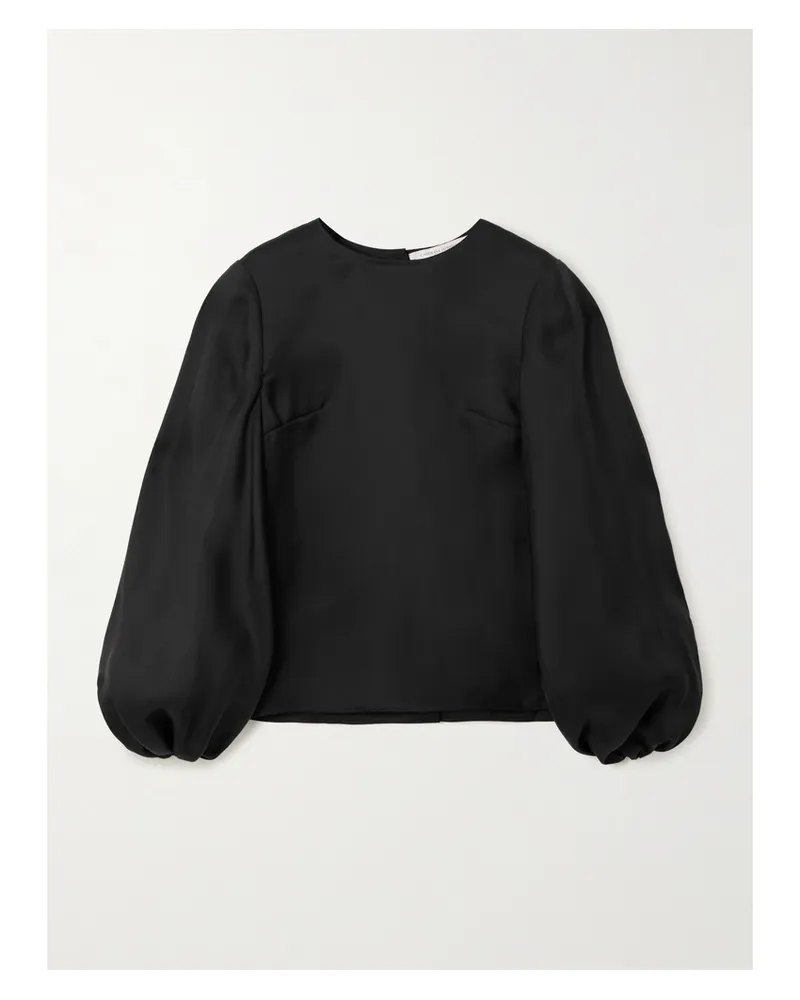 Carolina Herrera New York Seidenbluse - Schwarz Schwarz
