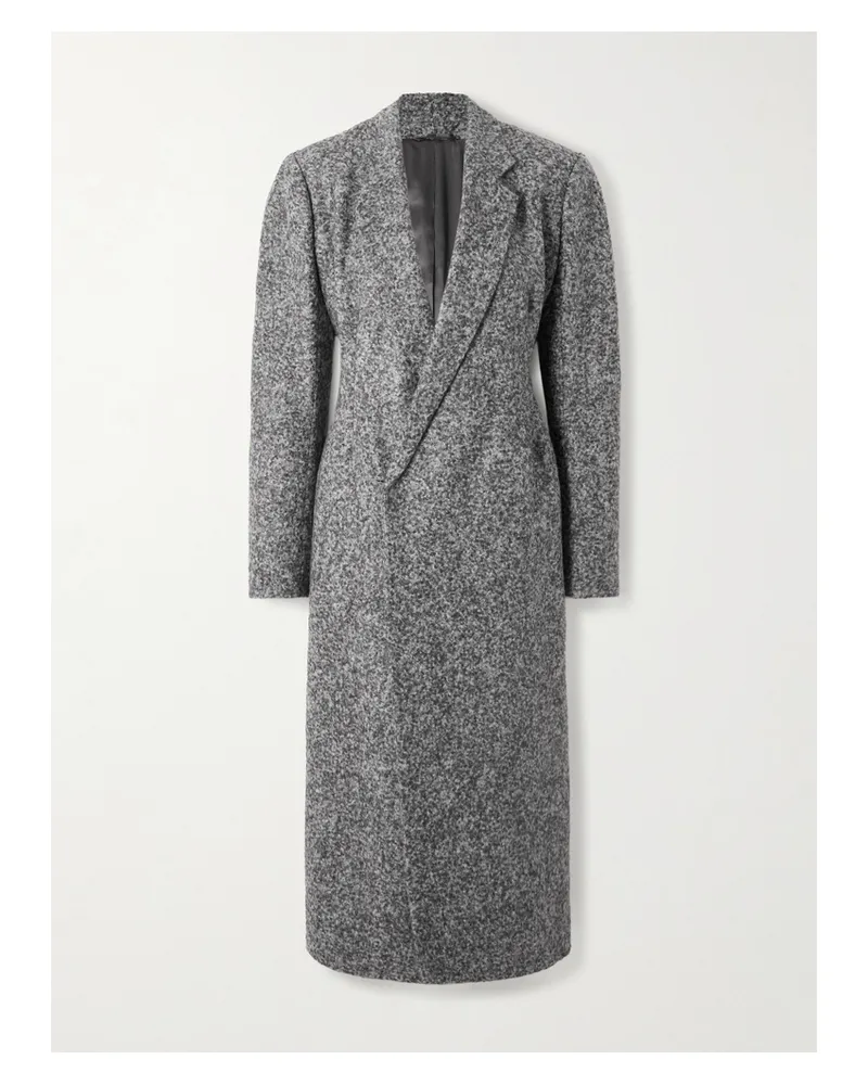Carven Esperanto Mantel Aus Einer Alpakawoll-wollmischung - Grau Grau