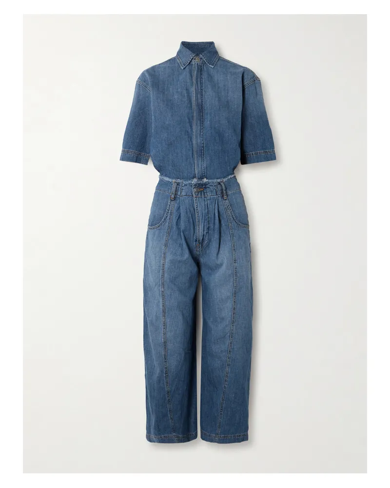 Rivet Utility New Yorker Jeans-jumpsuit - Blau Blau