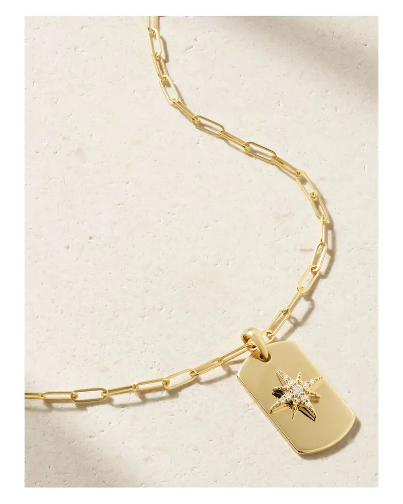 MIZUKI Sea Of Beauty Kette Aus 14 Karat Gold Mit Diamanten Gold