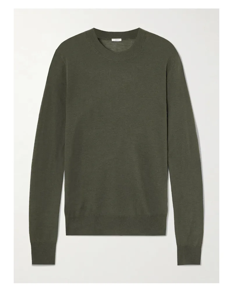 Joseph Cashair Cashmere Sweater - Green Green