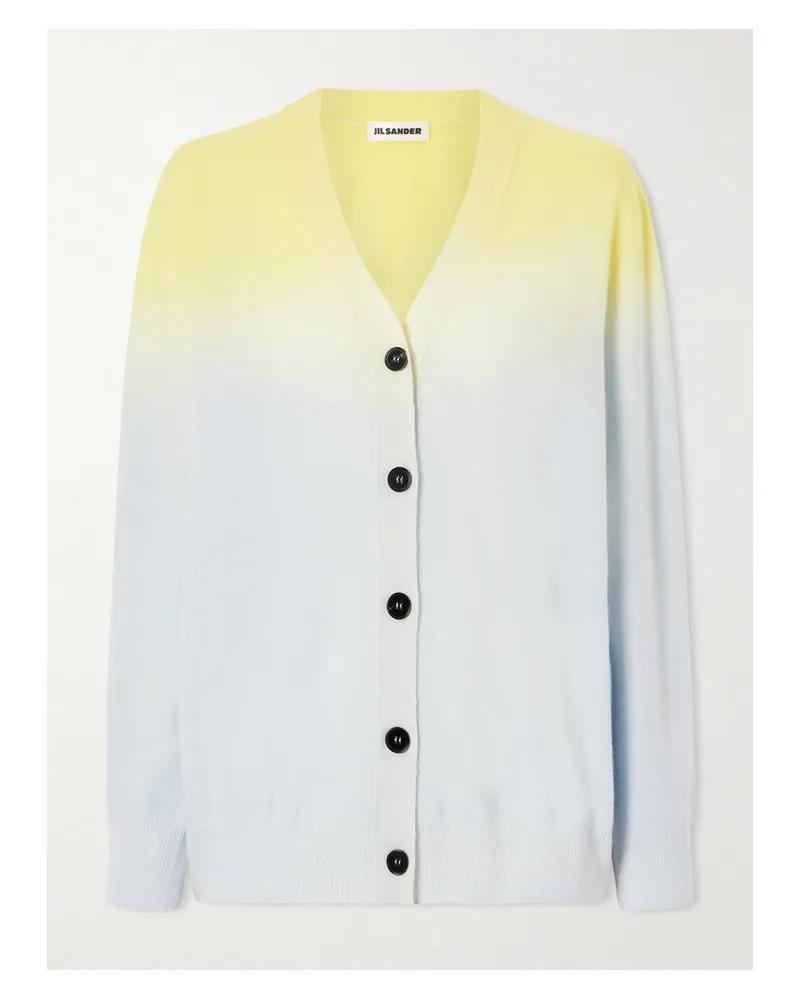 Jil Sander Dégradé Wool Cardigan - Multi Multi