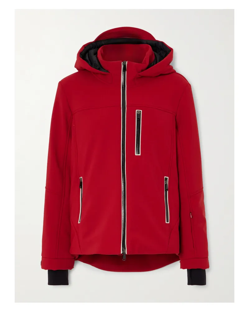 Brunello Cucinelli Skijacke Aus Wattiertem Shell Mit Kapuze - Rot Rot