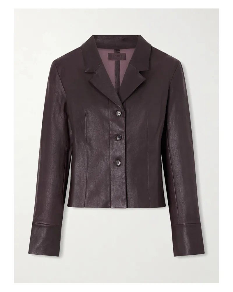 Stouls Giorgio Leather Jacket - Brown Brown