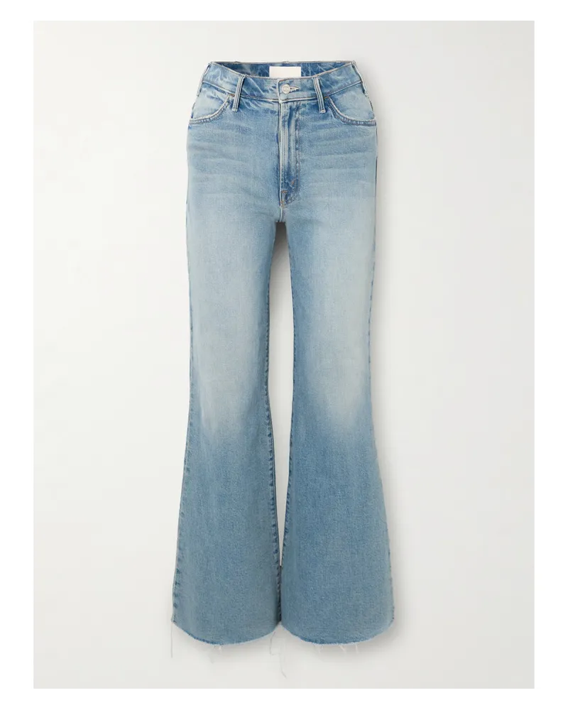 Mother The Hustler Roller Hoch Sitzende Jeans Blau