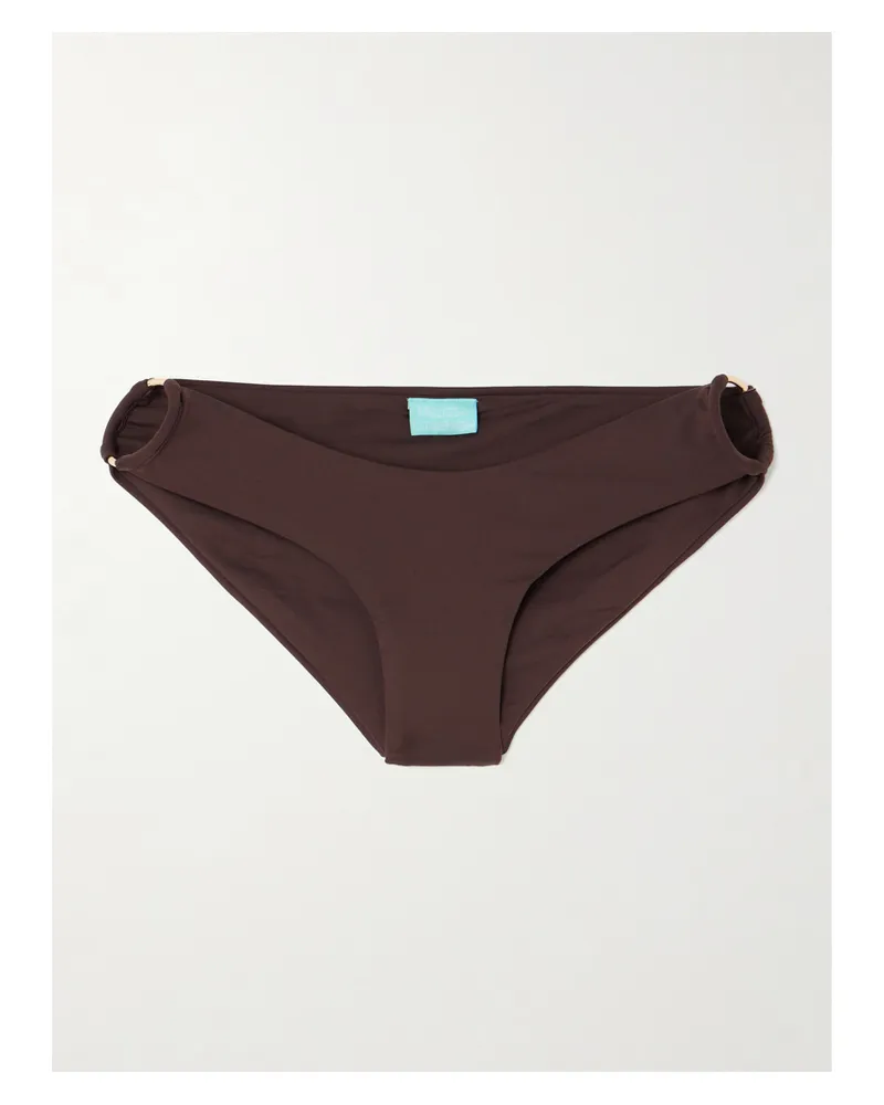 Melissa Odabash Hamburg Bikini-höschen Mit Ringen - Braun Braun