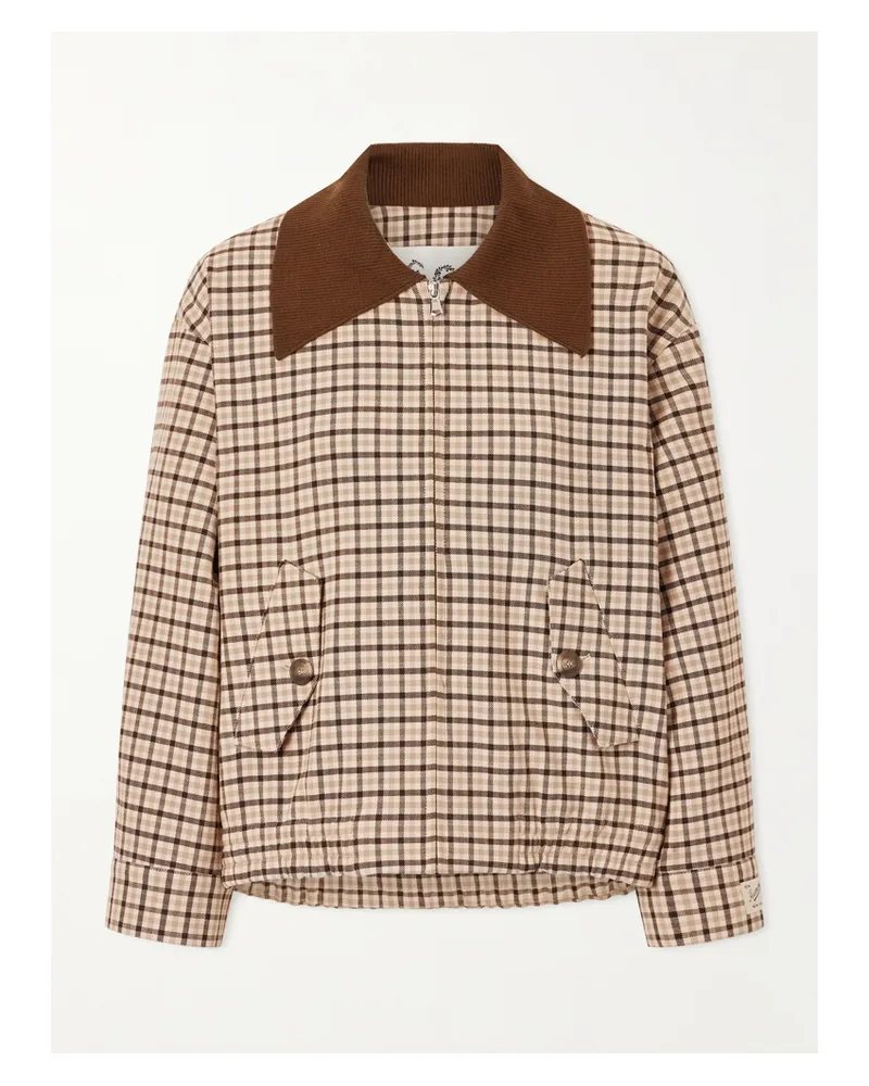 Sea Savannah Plaid Jacket - Neutrals Neutrals