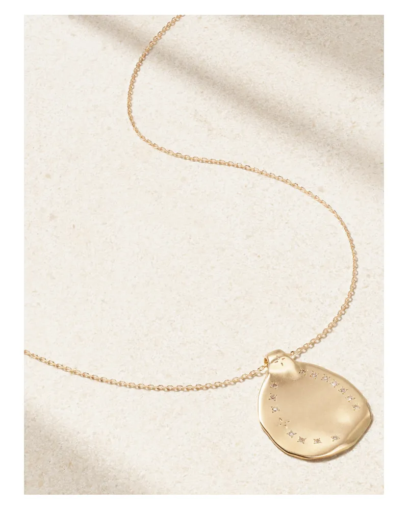 Pascale Monvoisin Rio N°1 Kette Aus 9 Karat Gold Mit Diamanten Gold
