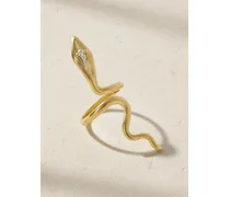 Cobra Ring aus 18 Karat  mit Diamanten