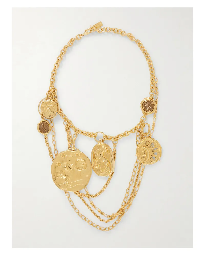 Chloé Goldfarbene Kette Gold