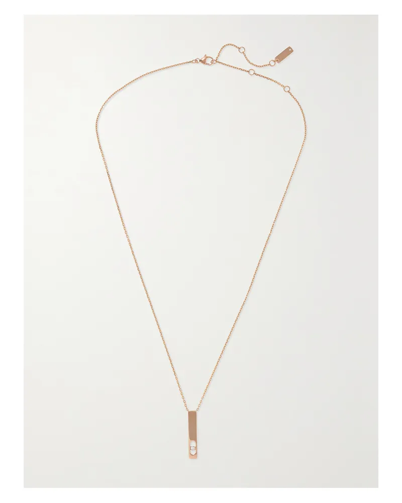 Messika My First Diamond Kette Aus 18 Karat Roségold Mit Diamant Gold