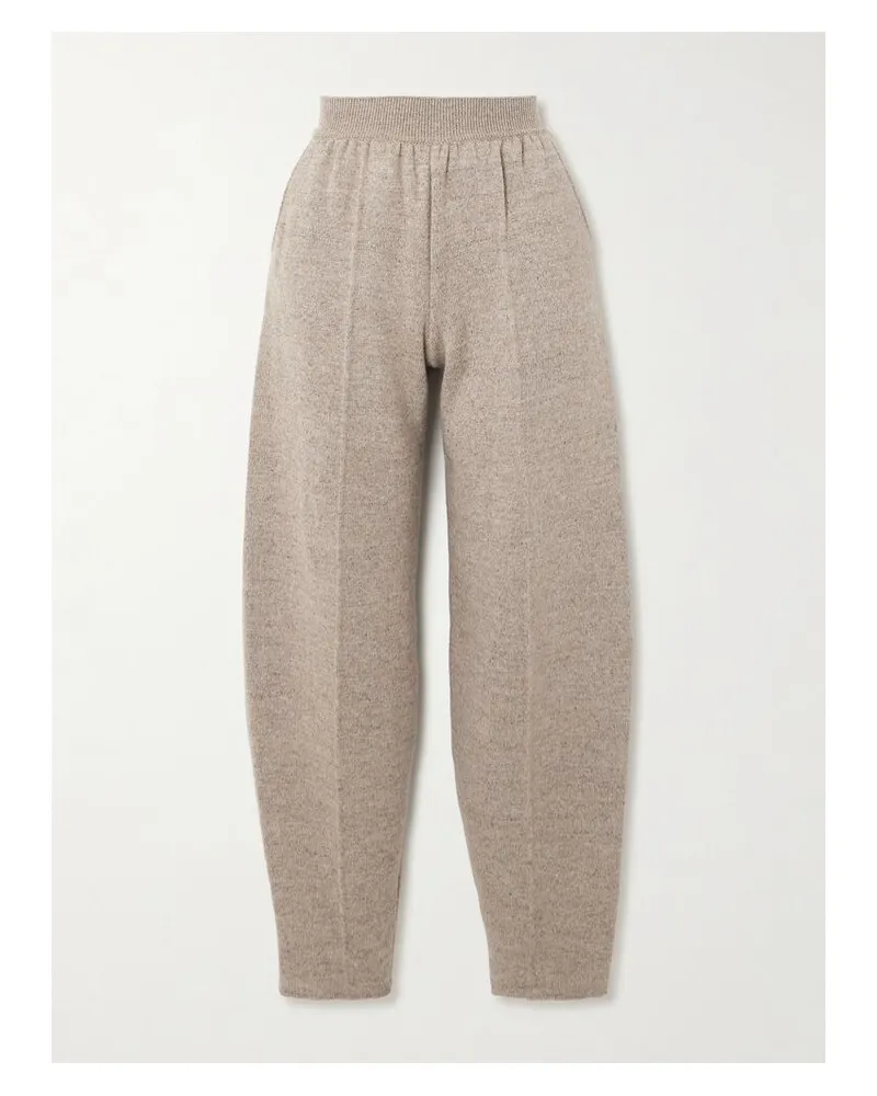 Loro Piana Hose Mit Schmal Zulaufendem Bein Aus Einer Leinen-kaschmirmischung - Neutral Neutral