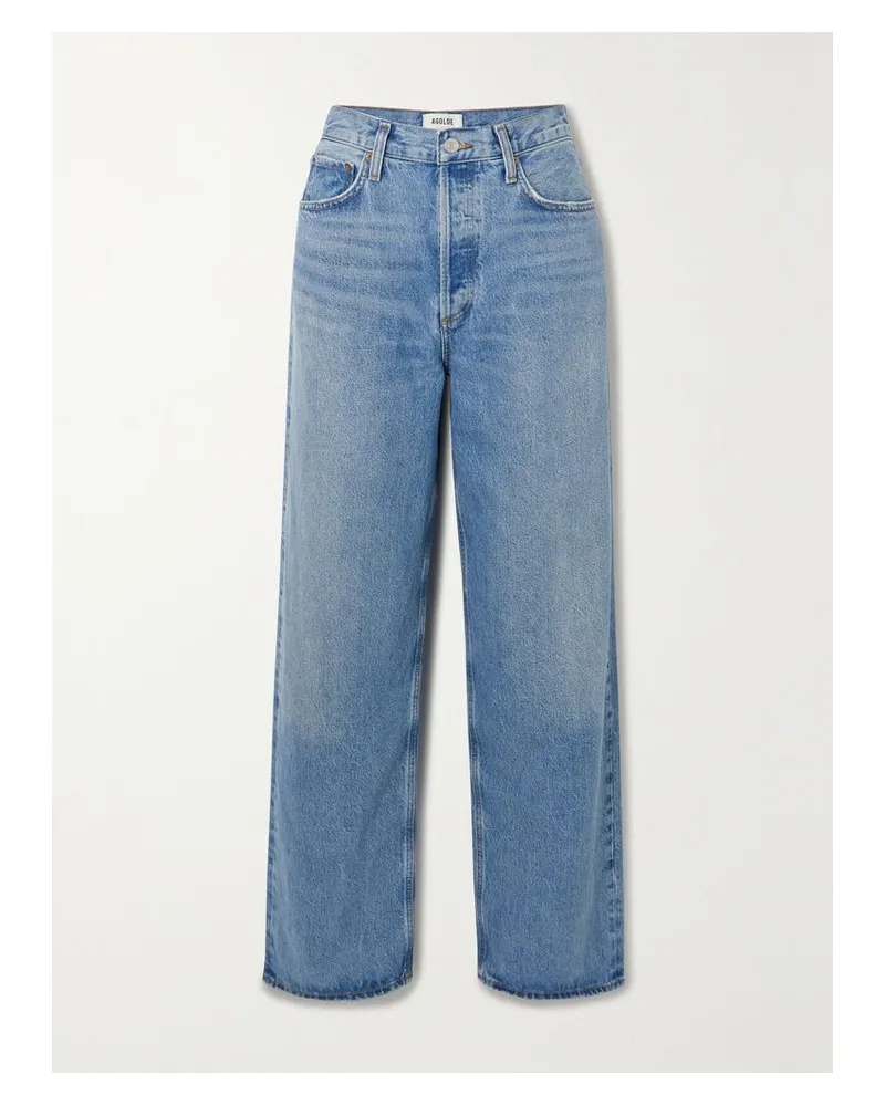 AGOLDE Low Slung Puddle Jeans - Blau Blau