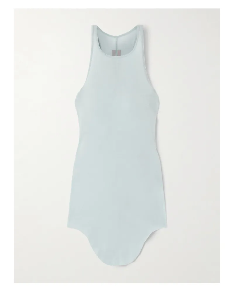 Rick Owens Tanktop Aus Baumwoll-jersey - Blau Blau