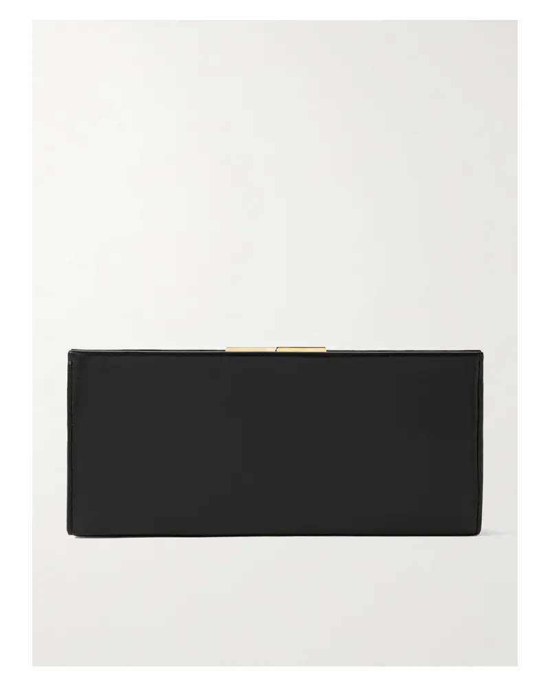 Nili Lotan Anjelica Leather Clutch - Black Black