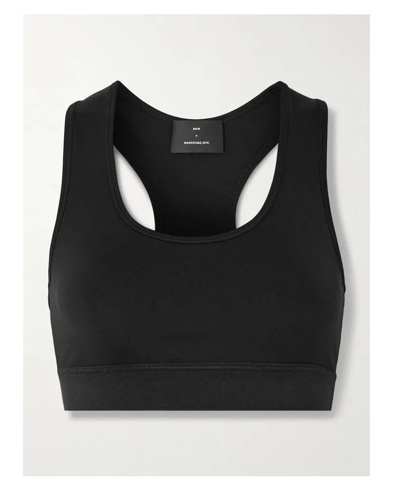 WARDROBE.NYC Rhw Sport-bh Aus Stretch-jersey - Schwarz Schwarz