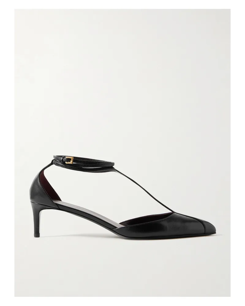 KHAITE Mia Leather Pumps - Black Black