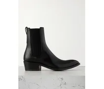Leather Chelsea Boots - Black