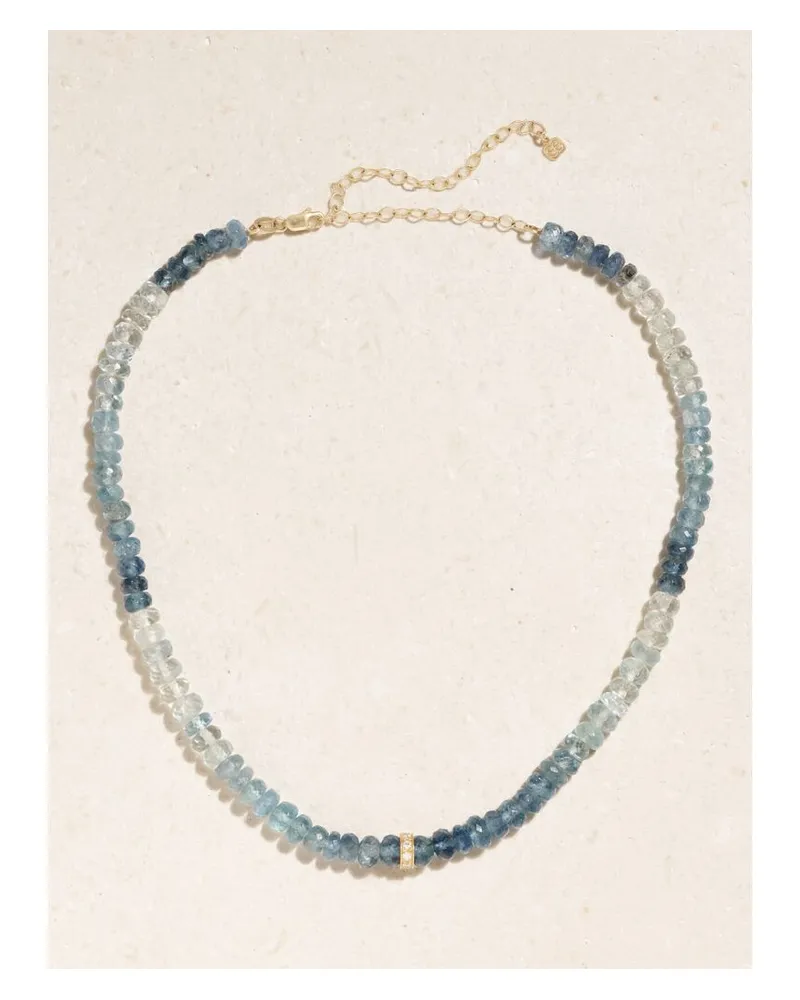 Sydney Evan Choker Mit Zierperlen, Diamanten Und Details Aus 14 Karat Gold Gold