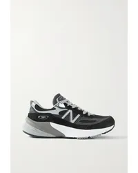 New Balance Made in Usa 990v6 Sneakers aus Mesh und Veloursleder Schwarz