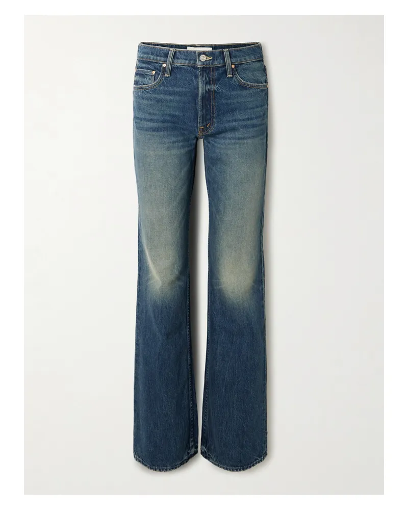 Mother The Reifler Hoch Sitzende Jeans Mit Geradem Bein - Blau Blau