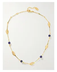 Chloé Darcey Lace farbene Kette mit Lapislazuli Gold