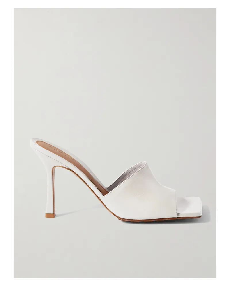 Bottega Veneta Leather Mules - White White