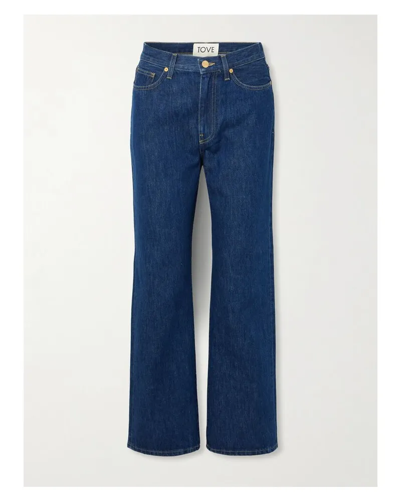 TOVE Sade Hoch Sitzende Jeans Mit Geradem Bein Aus Denim Mit Recyceltem Fasern - Blau Blau
