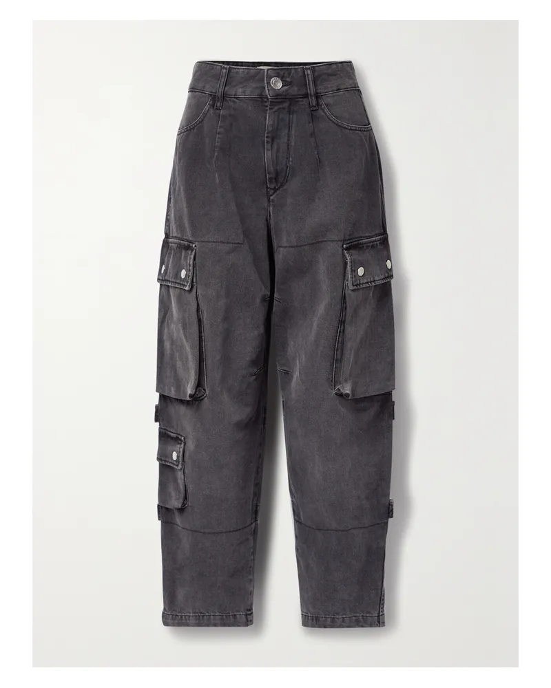 Isabel Marant Elore Cargojeans Mit Weitem Bein - Grau Grau