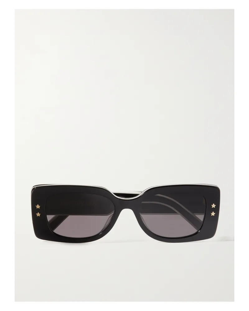 Dior Diorpacific S1u Square-frame Acetate Sunglasses - Black Black