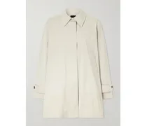 Cotton-blend Gabardine Trench Coat - Neutrals