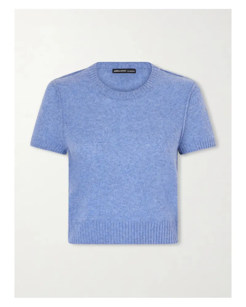 James Perse Cashmere T-shirt - Blue Blue