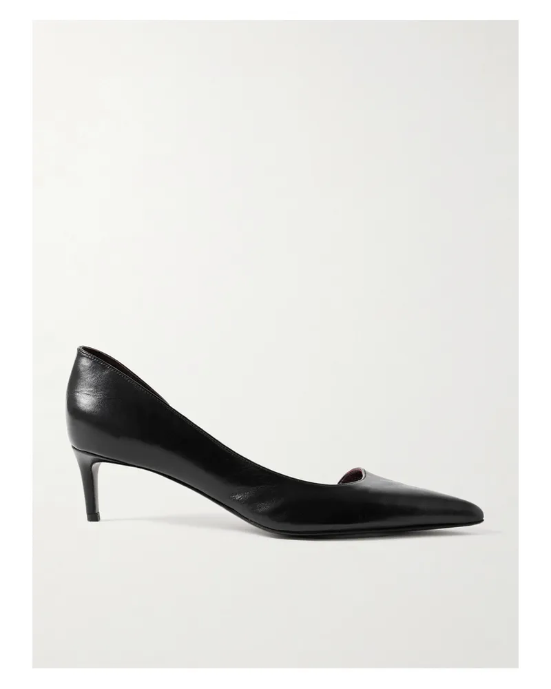 KHAITE Jett Leather Pumps - Black Black