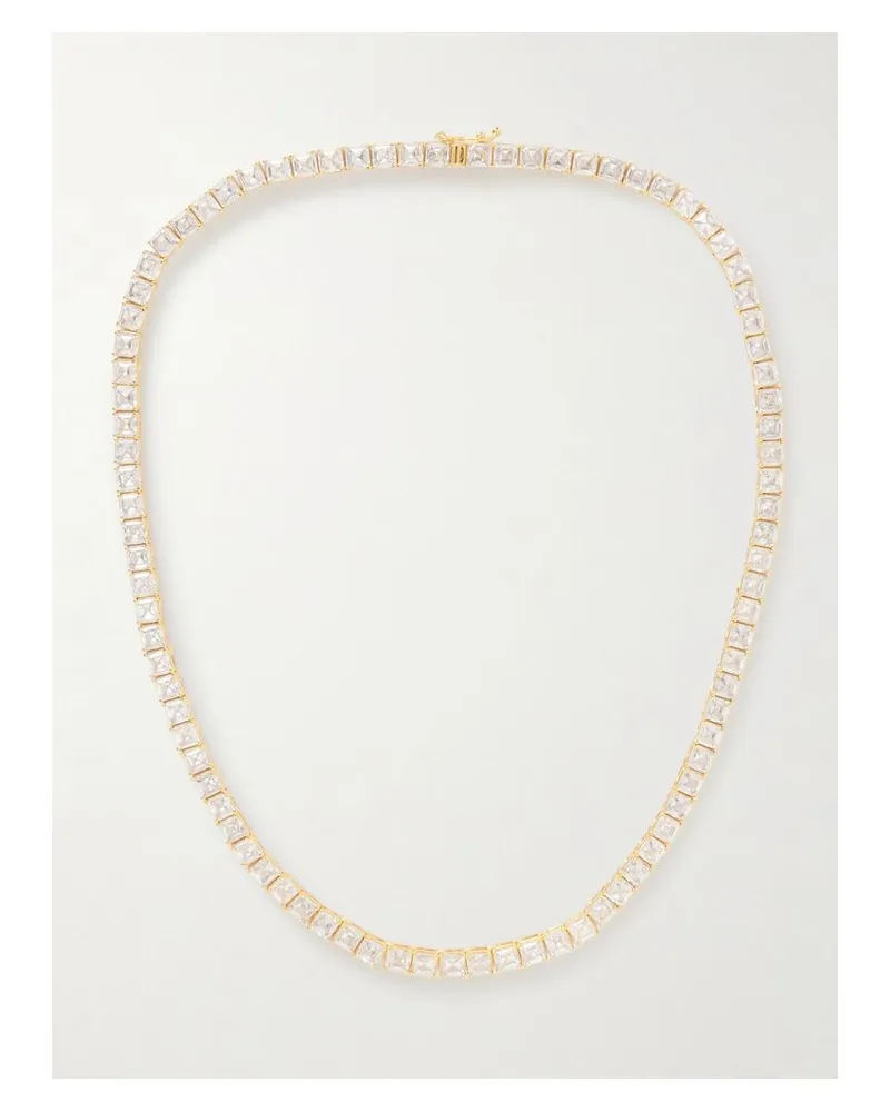 Roxanne Assoulin Gia Goldfarbene Kette Mit Cubic Zirkonia Gold