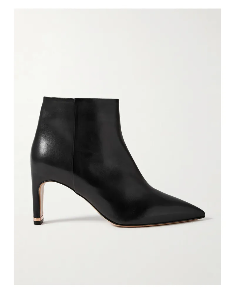 Gabriela Hearst Sanson Ankle Boots Aus Leder - Schwarz Schwarz