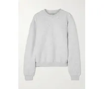 Classic Crewneck – Light Heather Gray – Sweatshirt Aus Fleece Aus Einer Baumwollmischung - Grau