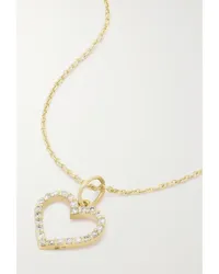 Sydney Evan Open Heart Kette aus 14 Karat  mit Diamanten Gold